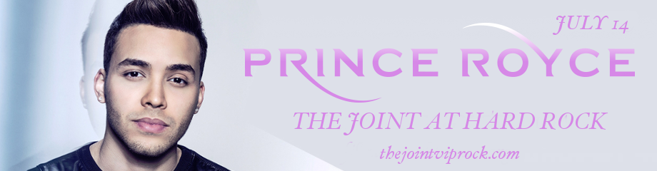 Prince Royce at The Joint at Hard Rock Hotel