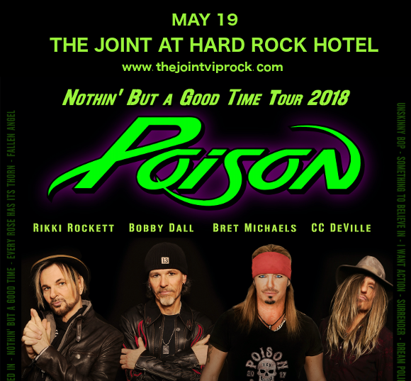 Poison & Cheap Trick at The Joint at Hard Rock Hotel