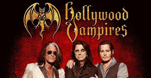 The Hollywood Vampires: Alice Cooper, Johnny Depp & Joe Perry at The Joint at Hard Rock Hotel