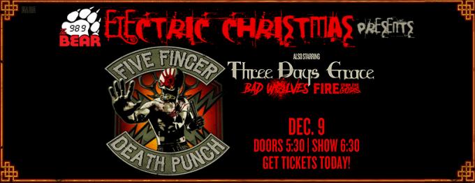 Five Finger Death Punch, Three Days Grace & Bad Wolves