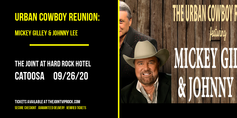 Urban Cowboy Reunion: Mickey Gilley & Johnny Lee at The Joint at Hard Rock Hotel
