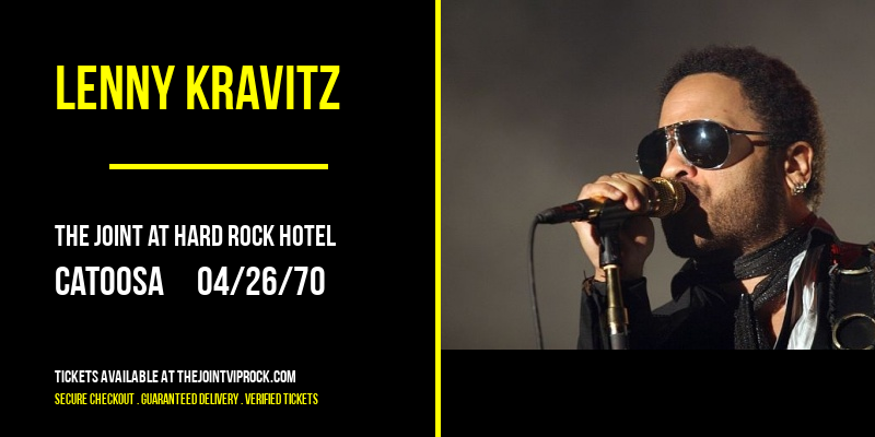 Lenny Kravitz [CANCELLED] at The Joint at Hard Rock Hotel