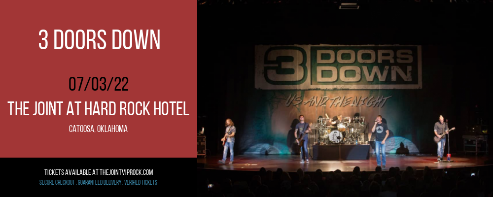 3 Doors Down at The Joint at Hard Rock Hotel