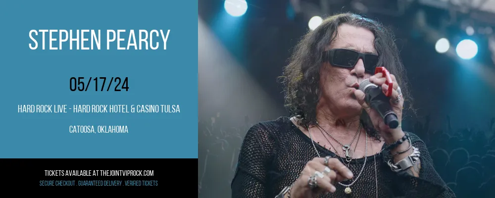 Stephen Pearcy at Hard Rock Live - Hard Rock Hotel & Casino Tulsa