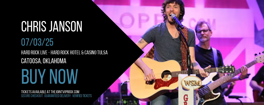 Chris Janson at Hard Rock Live - Hard Rock Hotel & Casino Tulsa